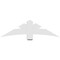 Ekena Millwork Alberta Architectural Grade PVC Gable Bracket, 60"W x 17 1/2"H x 4"D x 6"F, 7/12 Pitch GBP060X18X0406ALB00 - alternate 2